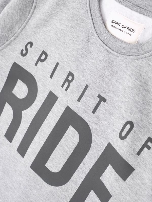 SPIRIT OF RIDE BIG LOGO CREW SWEATSHIRT