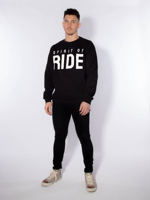 SPIRIT OF RIDE BIG LOGO CREW SWEATSHIRT