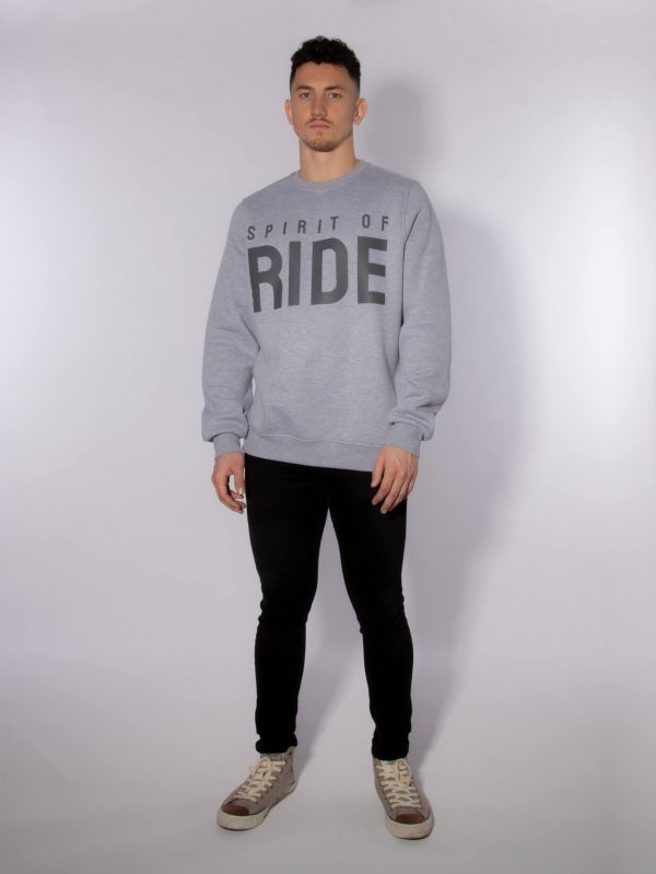 SPIRIT OF RIDE BIG LOGO CREW SWEATSHIRT