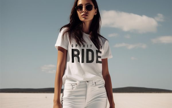 SPIRIT OF RIDE BIG LOGO CREW T-SHIRT