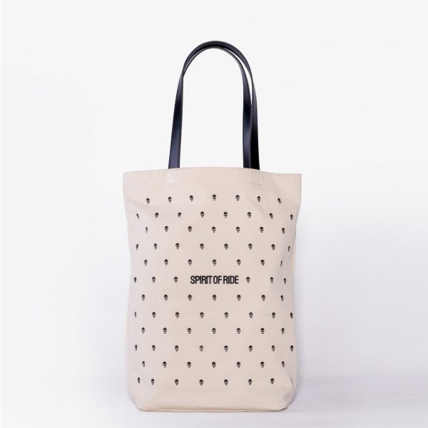 SPIRIT OF RIDE SKULL TOTE BAG